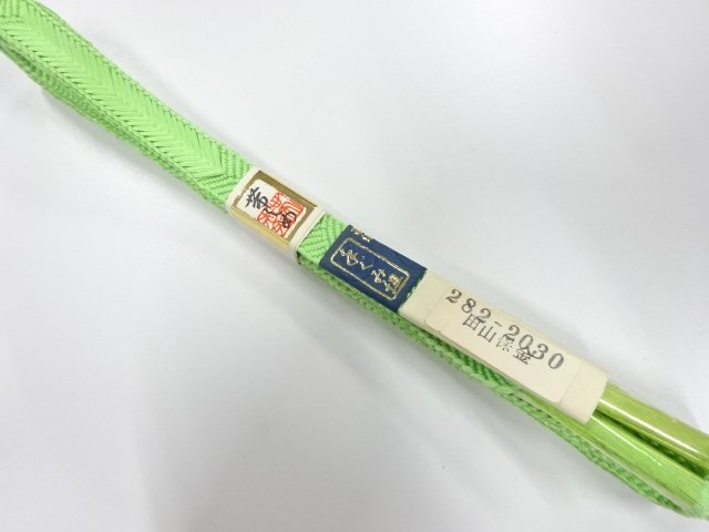 未使用品　正絹　手組帯締め